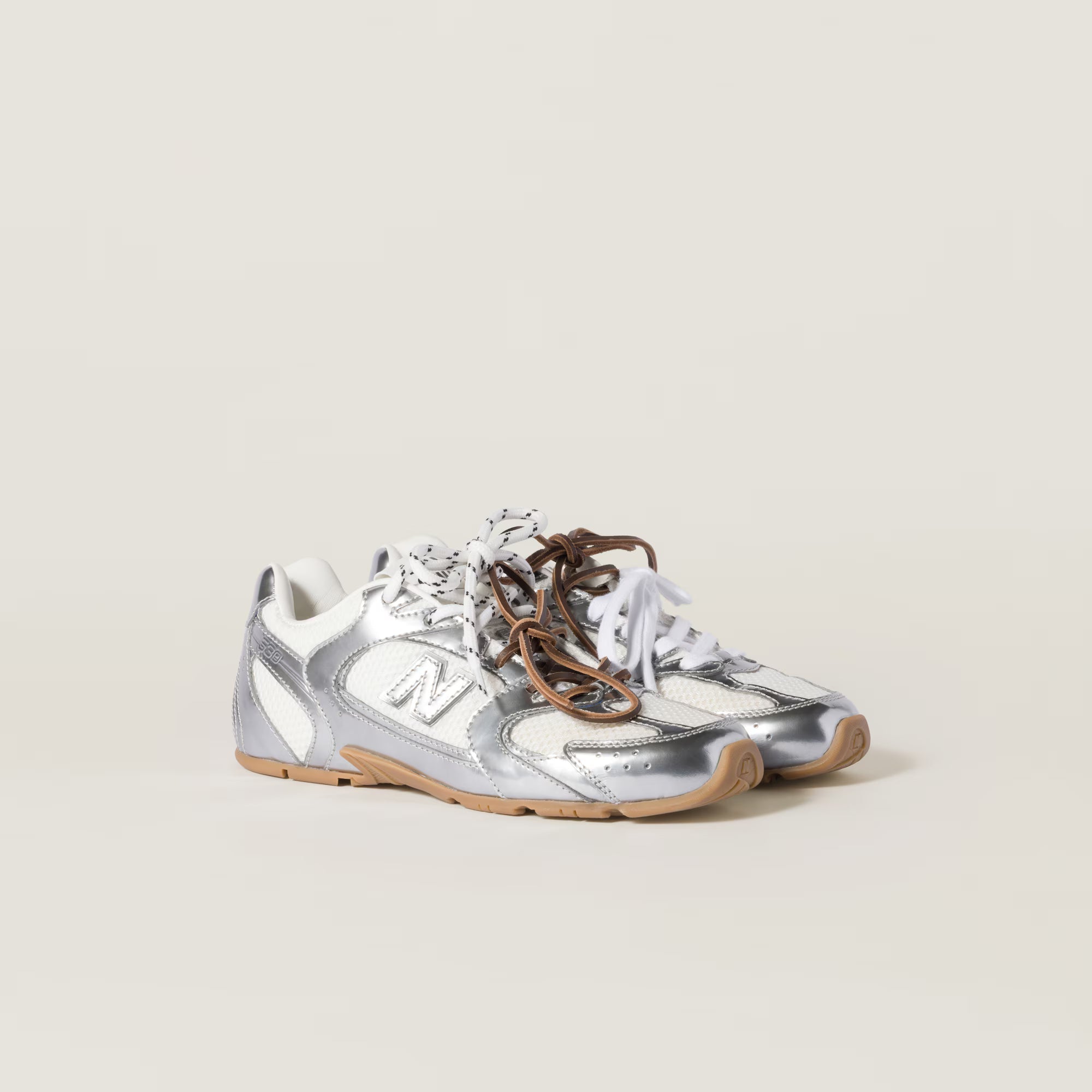 530 SL Runner – Leather and Mesh Metallic Edition